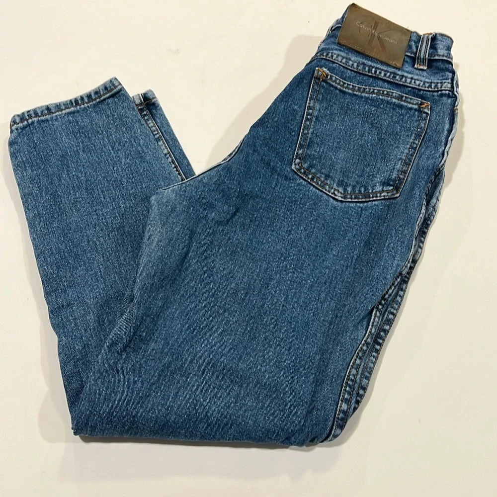 Ck jeans - vintage, mid wash,‎ high rise straight leg